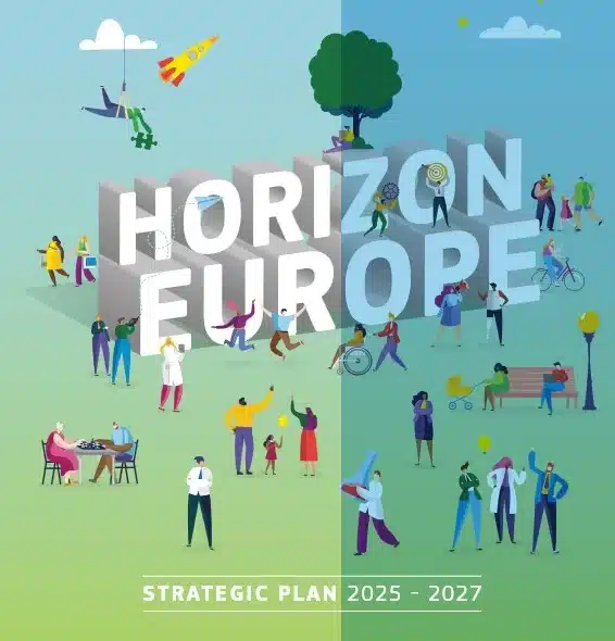 El plan estratégico Horizonte Europa 2025-2027 orienta la financiación de la investigación y la innovación para 2025-2027, abordando los principales retos mundiales, como el cambio climático, la pérdida de biodiversidad, la transición digital y el envejecimiento de la población.