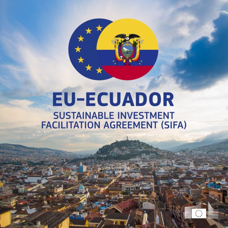 La Unión Europea y Ecuador iniciaron el pasado 10 de noviembre negociaciones para un acuerdo de facilitación de inversiones sostenibles (SIFA), con el fin de promover la inversión pública y privada en sectores climáticos clave como la energía renovable, agricultura, digitalización y transporte.