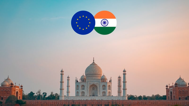 La Unión Europea y la India concluyeron este pasado 27 de enero las negociaciones de su acuerdo de libre comercio más ambicioso hasta la fecha, que dará lugar a un mercado conjunto de alrededor de 2 000 millones de personas.